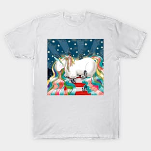 Cute sleeping unicorn 🦄 T-Shirt